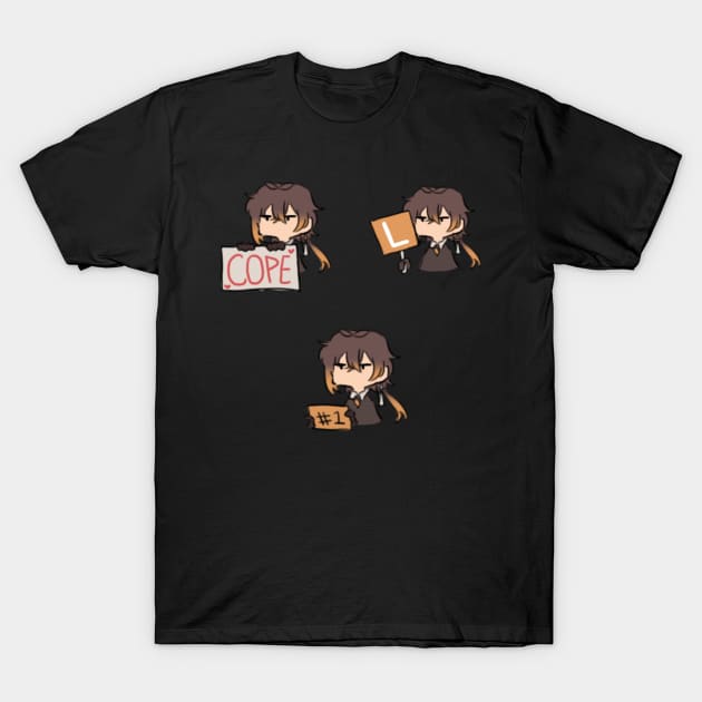 Zhongli Sticker Set 1 T-Shirt by stoopid-smoo